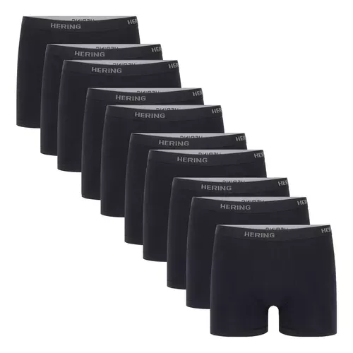 Kit 10 Cuecas Boxer Masculina Algodo Hering Intimates